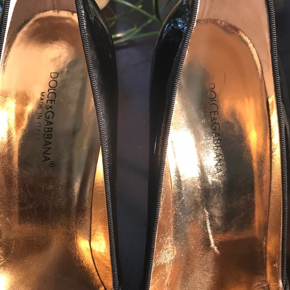 EUC Sz 41 Dolce & Gabbana peep toe - Picture 5 of 8